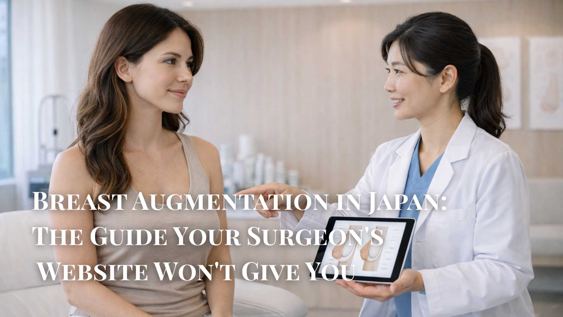 Breast augmentation consultation at a Japanese clinic — implant and fat transfer guide for foreigners