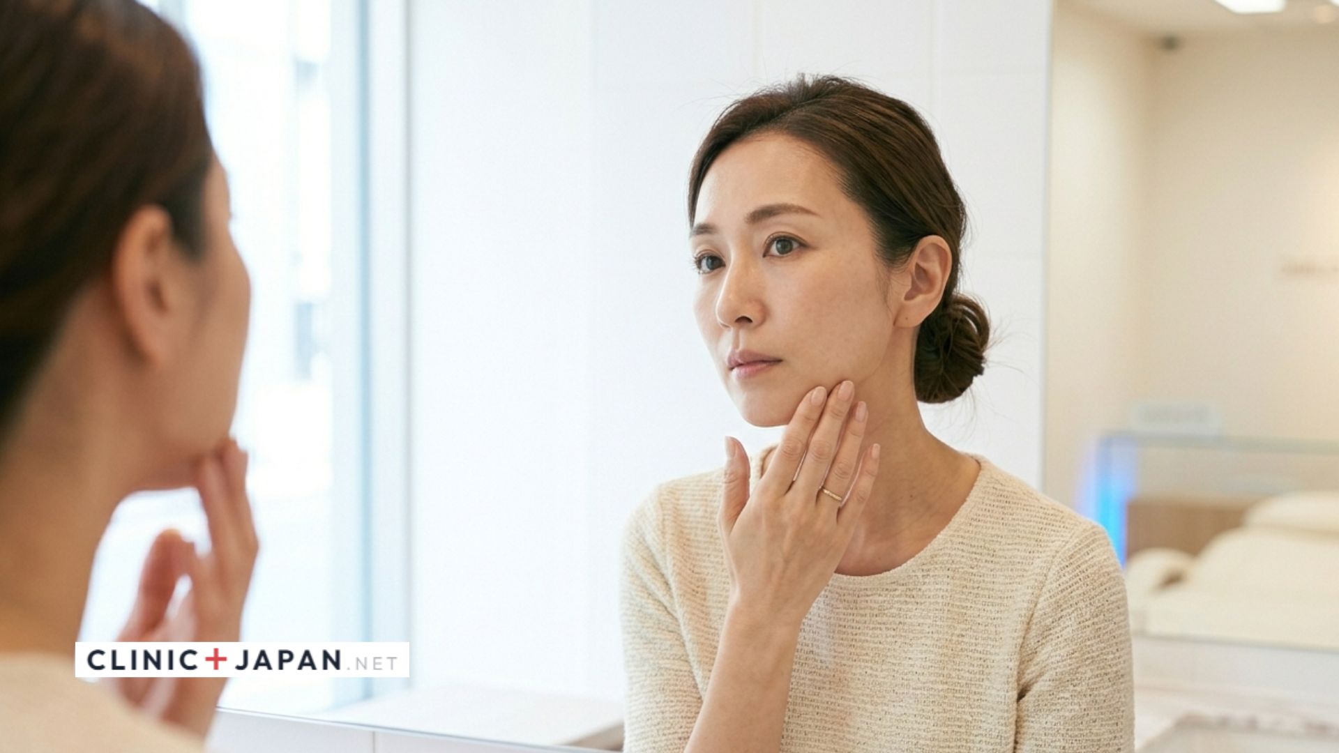 糸リフトの失敗例 — 引きつれやたるみのイメージ