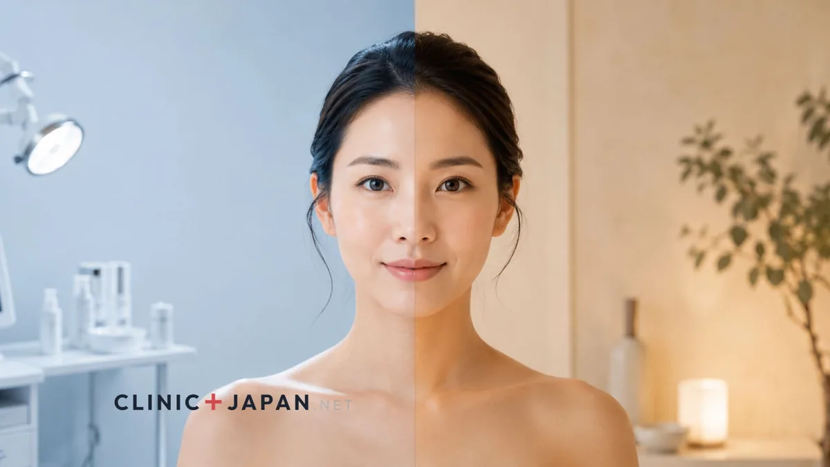 顔脱毛の医療と美容の違いを効果・料金・回数で比較した図版