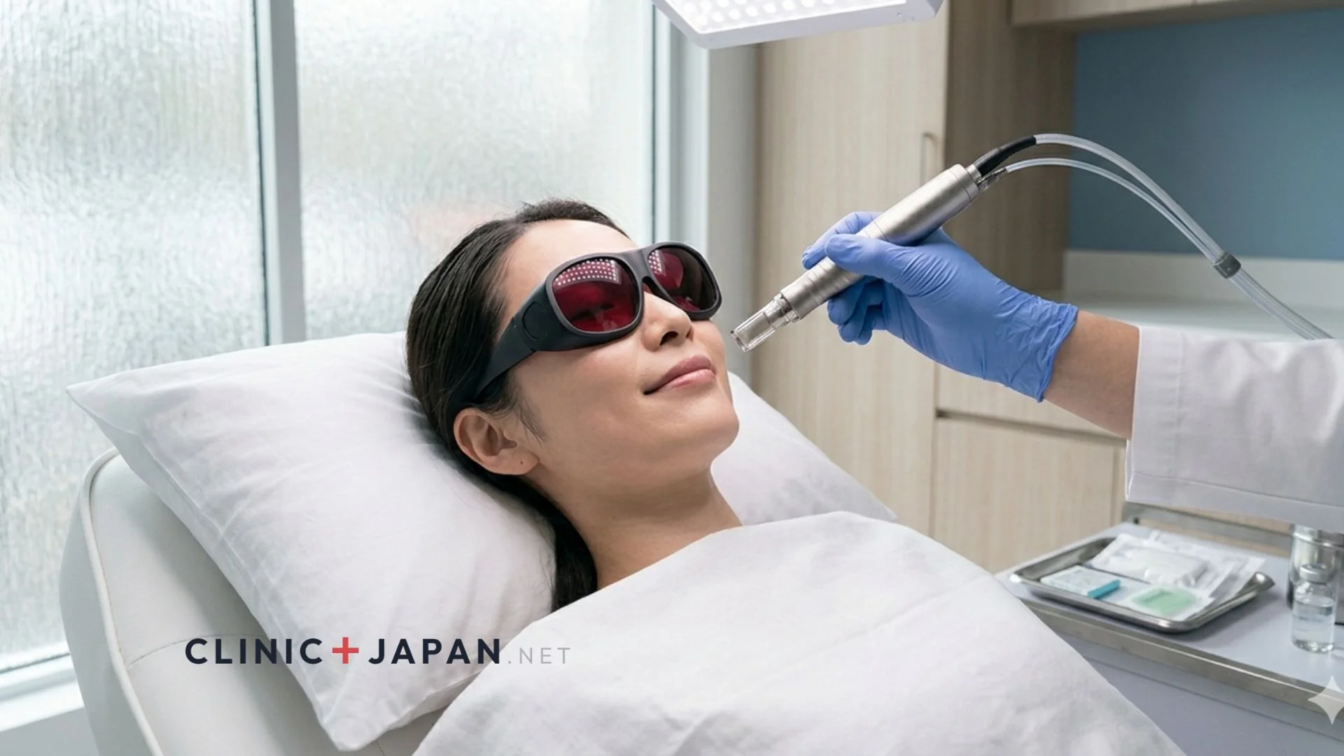 ピコレーザーのシミ取り放題プラン — クリニックでの施術イメージ