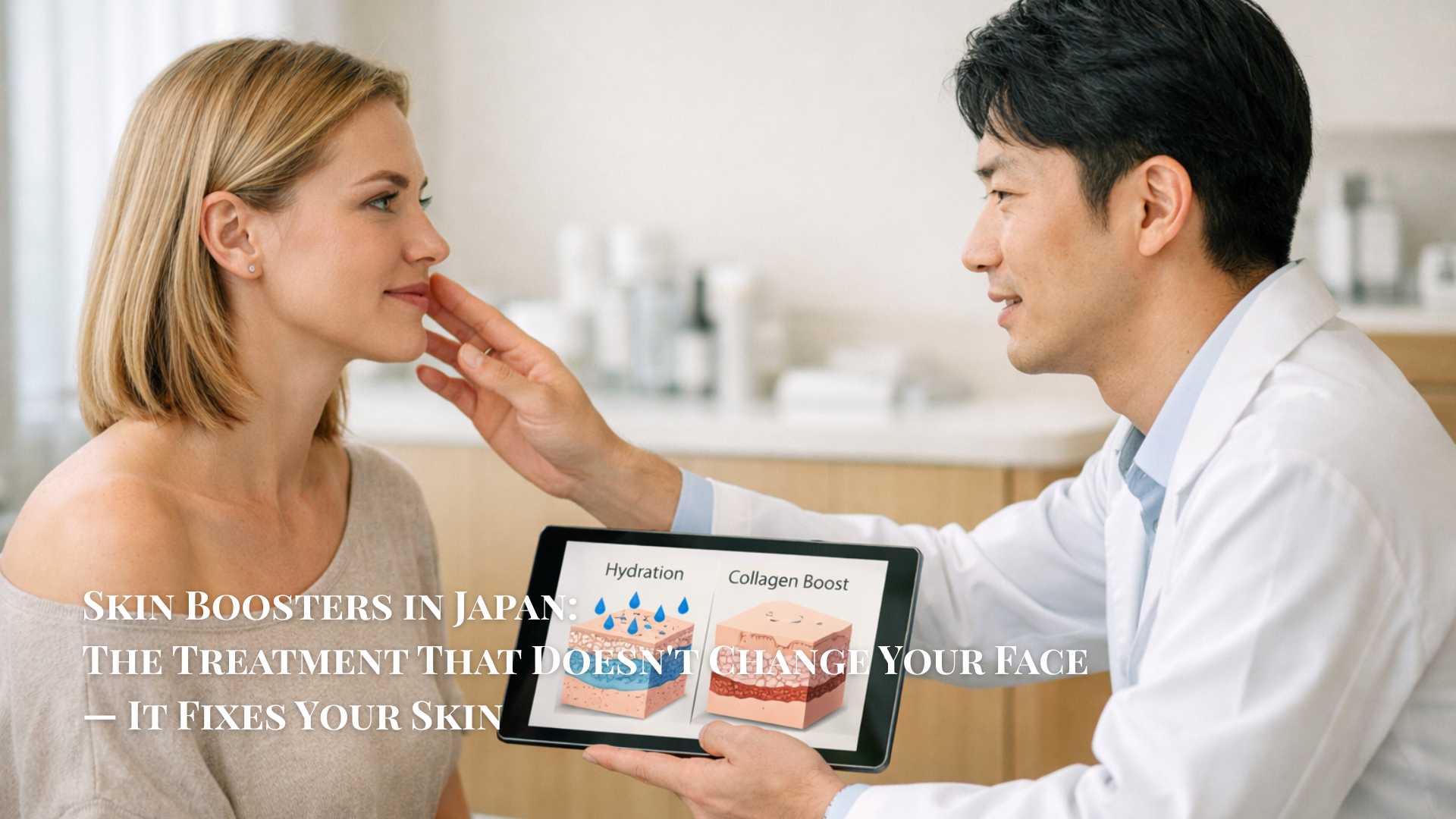 Skin booster treatment with micro-injections at a Japanese dermatology clinic — Rejuran Profhilo guide for foreigners