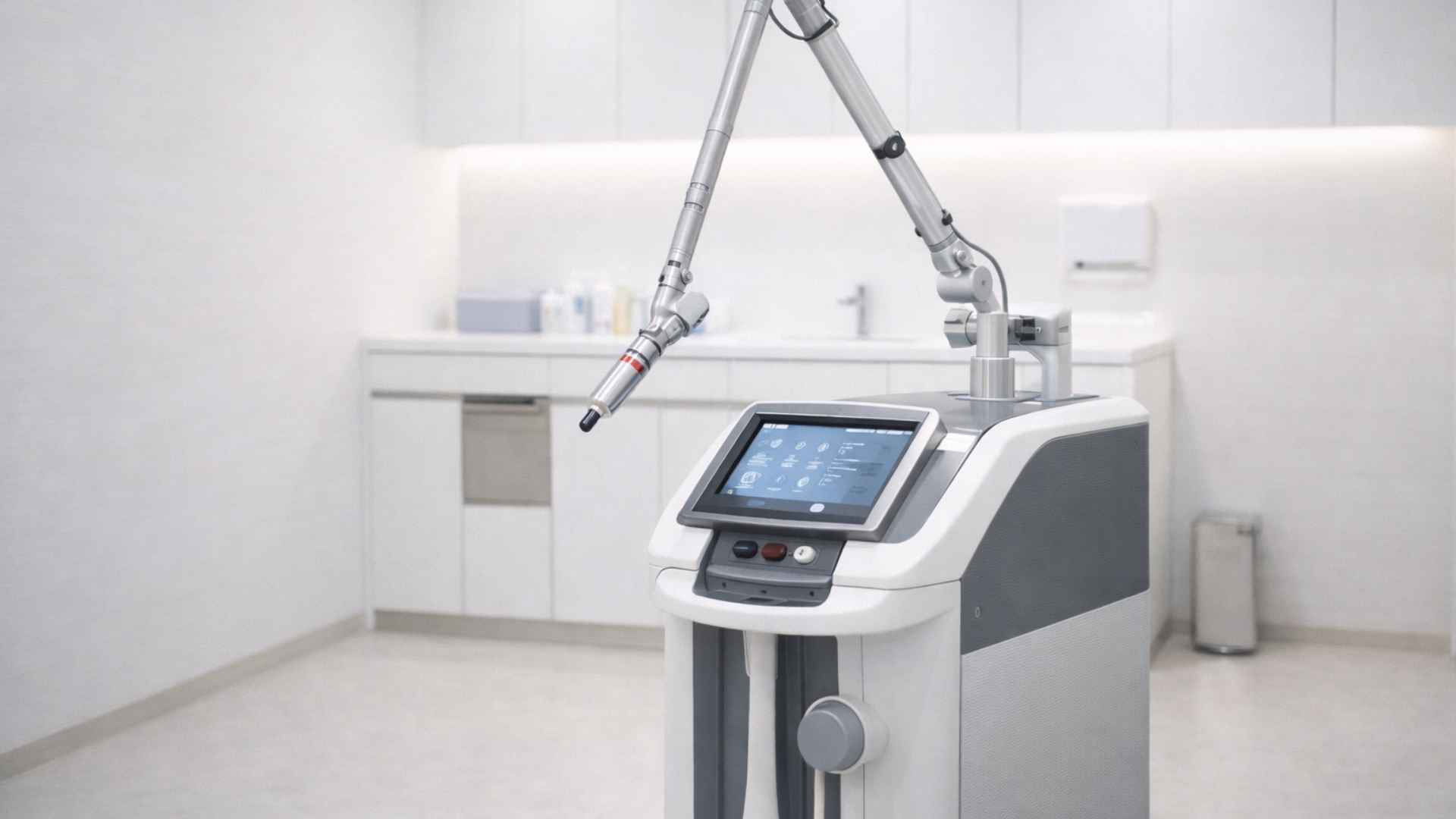 Pico laser machine in a Japanese dermatology clinic — most popular laser treatment in Japan